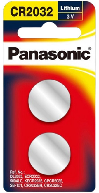 Panasonic國際牌松下鈕扣電池 鋰電池 持久耐用電力, 2個裝, 1個