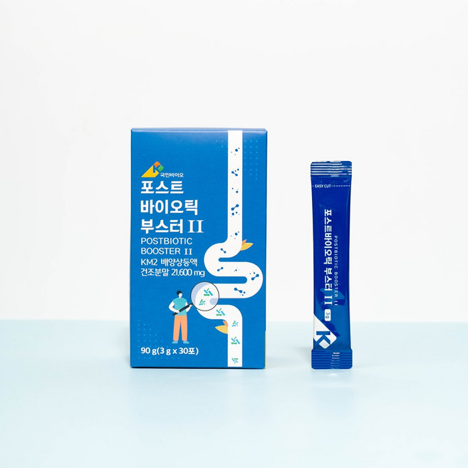 차세대 장건강 솔루션 국민바이오 K-CARE 포스트바이오틱부스터II (30포), 1박스, 30회분
