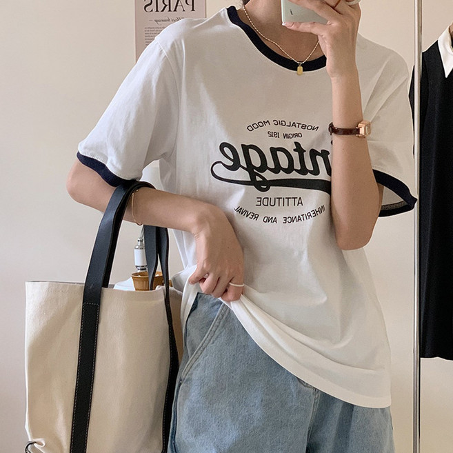 블랑루즈 나그랑 빈티지 데일리 반팔티