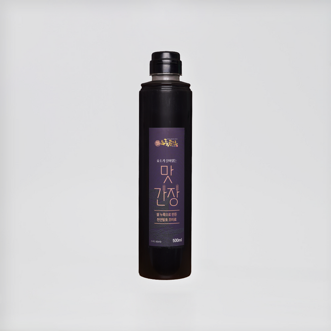 발효명인 맛간장 [저염간장 조미료 천연조미료] [500ml], 1개, 500ml