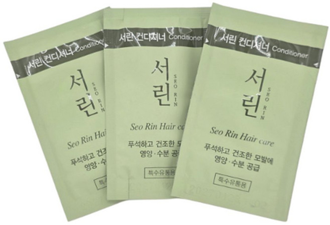 일회용 댕기머리 서린 컨디셔너 1000개, 8ml