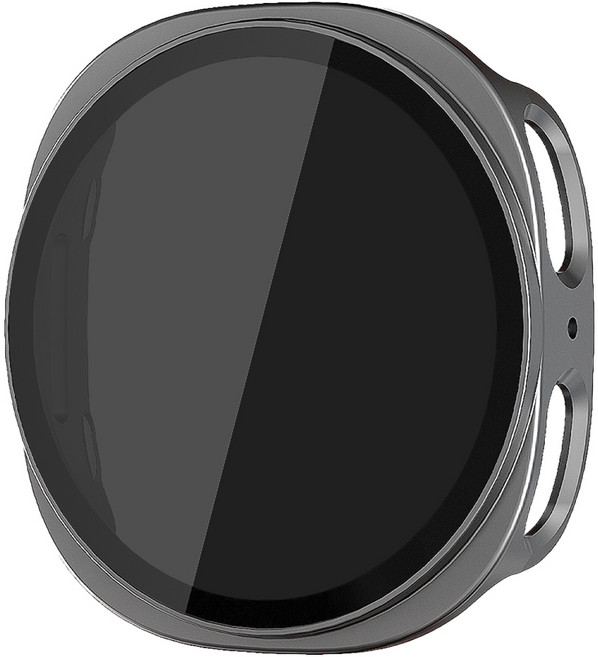 더조은셀러 갤럭시 워치8 클래식 사생활 보호 프라이버시 강화유리 케이스, 티타늄그레이, 1개
