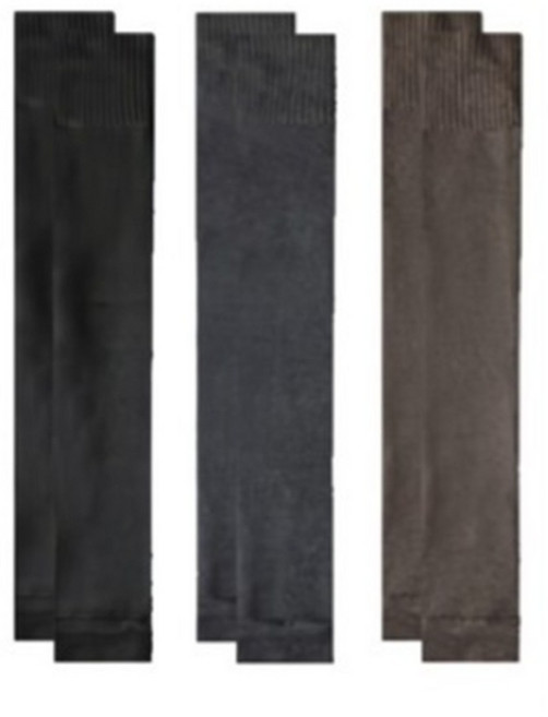 하디즌 기모 방한 발토시 레그워머, 3세트, 블랙+차콜+브라운