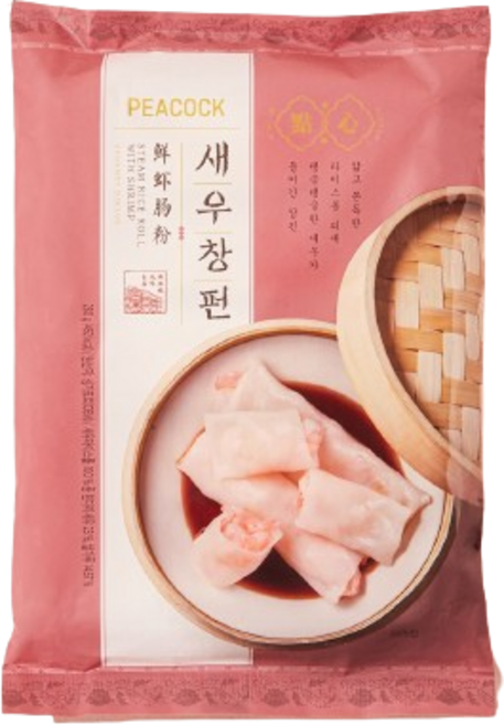 피코크 새우창펀 딤섬 찜용 새우 라이스롤, 1개, 280g