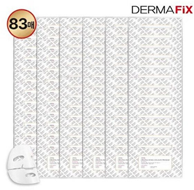 더마픽스 휴멀 콜라겐 마스크팩 83매 마니아 구성, 1개입, 83개