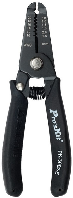 Pro'skit 寶工 PK-3002E 防靜電電工線剝皮鉗 導電把手, 1個, 防靜電電工線剝皮鉗-導電把手