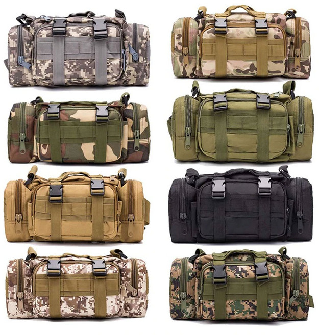 와이지알씨 밀리터리 크로스 허리 가방 모음 등산 캠핑 힙색 여행 서바이벌