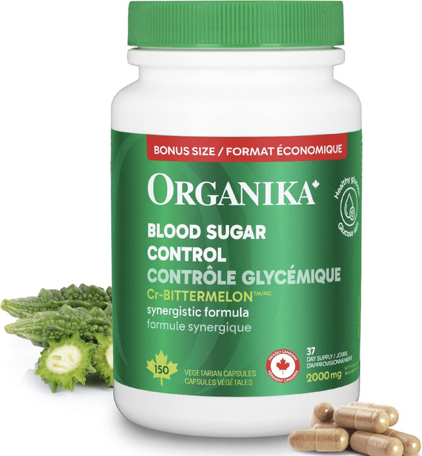 오가니카 여주추출물 혈당 조절 영양제 크롬 Chromium and Bitter Melon 캐나다 내수용, 1개, 150정