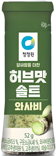 청정원 허브맛솔트 와사비, 52g, 1개