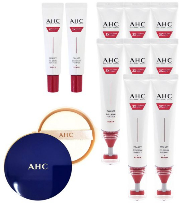AHC 아이크림 시즌14 풀 리프트 T괄사 리프팅+12ML 2개+로얄셀쿠션본품리필, 8개, 40ml