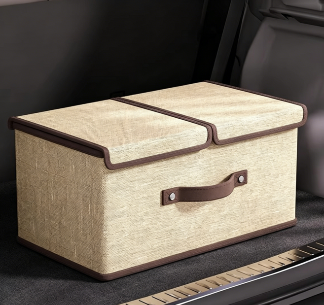 WHH 고퀄리티 최신식 자동차 세차용품 트렁크 정리함, 카키