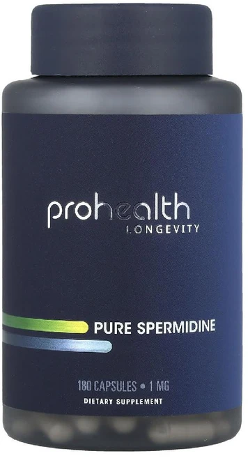 프로헬스 롱제비티 퓨어 스페르미딘 1mg 캡슐 180정, 1개 - 쿠팡