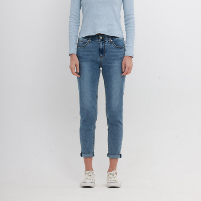 [잠뱅이] 여성 밴드 시계포켓 변형 탈색 솔트워싱