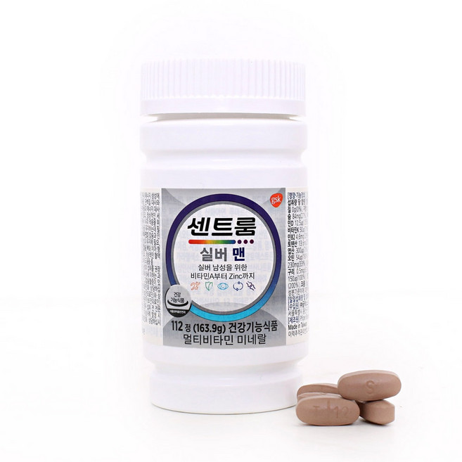 센트룸 실버 멀티비타민 세트, 112정, 1개