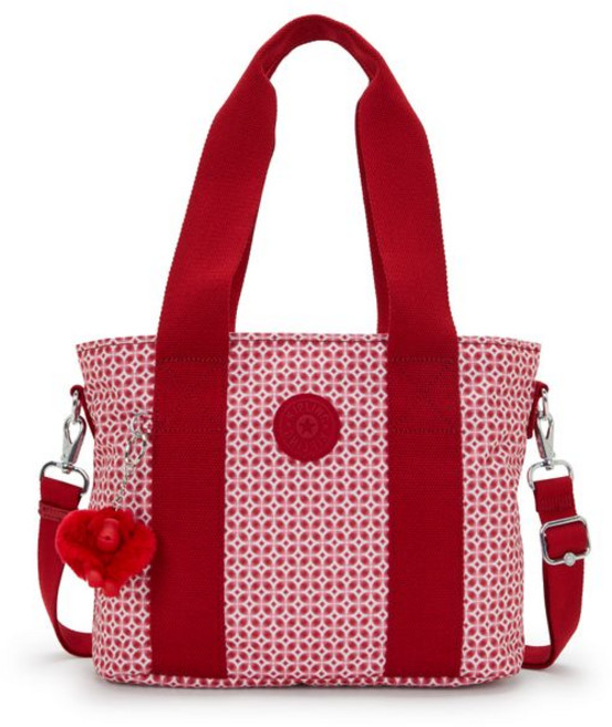 [매장정품] 키플링 KIPLING 토트백 민타 M 업 Ruby Tile Prt KQABT22RBTP