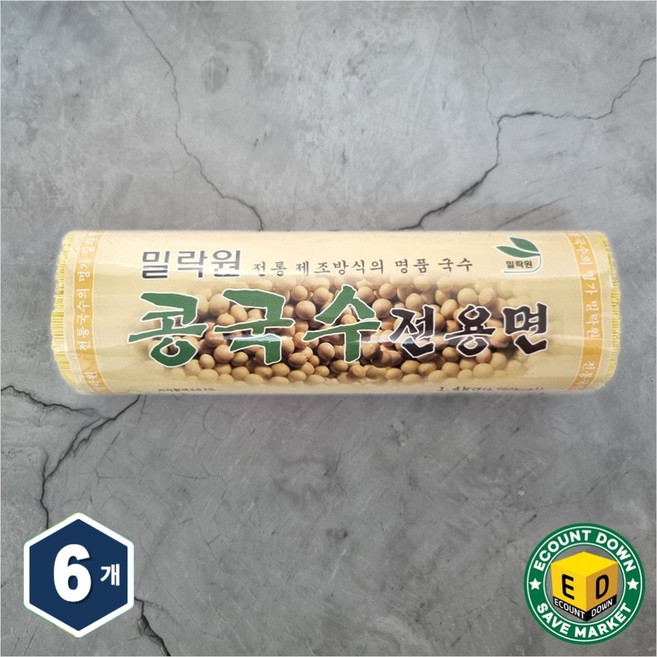 밀락원 콩국수 면, 6개, 1.4kg