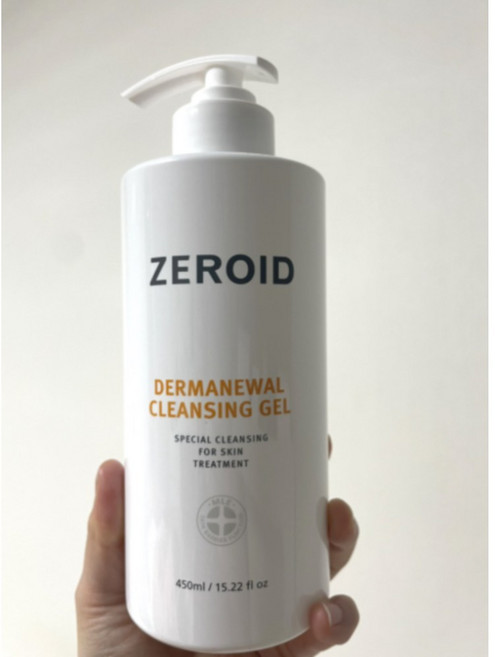 제로이드 더마뉴얼 클렌징 젤, 450ml, 3개