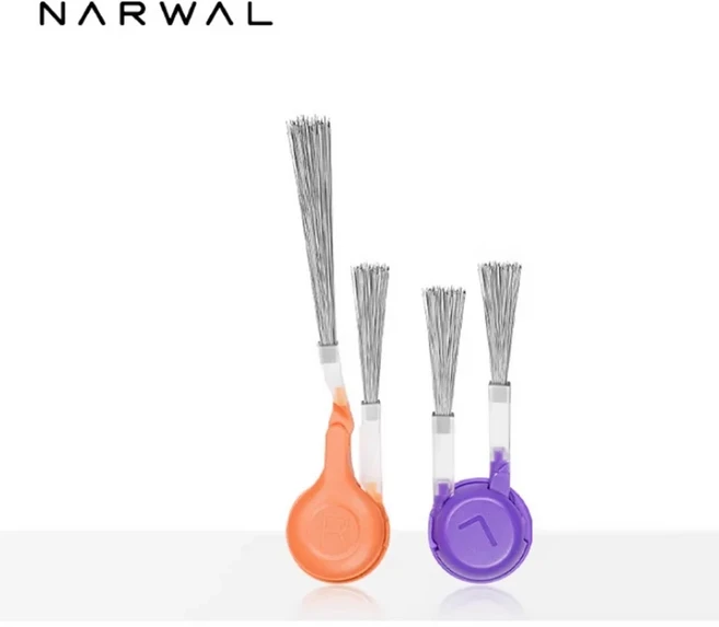 나르왈 플로우 오리지널 액세서리 사이드 브러시 HEPA 필터 물 패드 로봇 청소기 및 물 교체품, 02 side brush 1pair