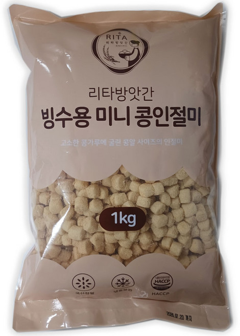 빙수용 미니콩인절미, 1kg, 1개