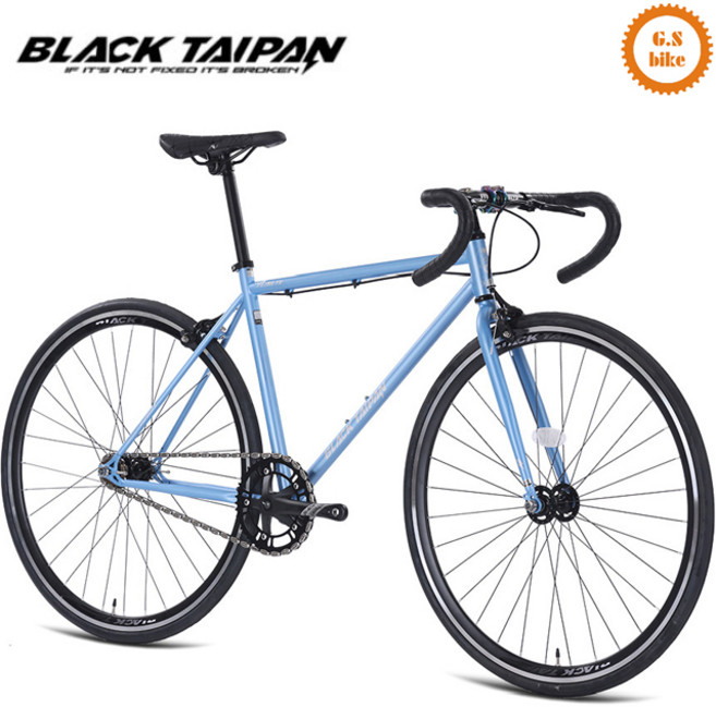 2025 블랙타이판 픽시자전거 페트라 FX 700C 완조립, 1개, 170cm, 페트라FX 470 라이트 블루 조립+U락(싱글기어)