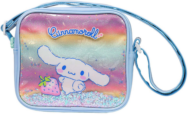 릴팡 산리오 시나모롤 블링블링 크로스런치백 CM8209, 혼합색상, 1개