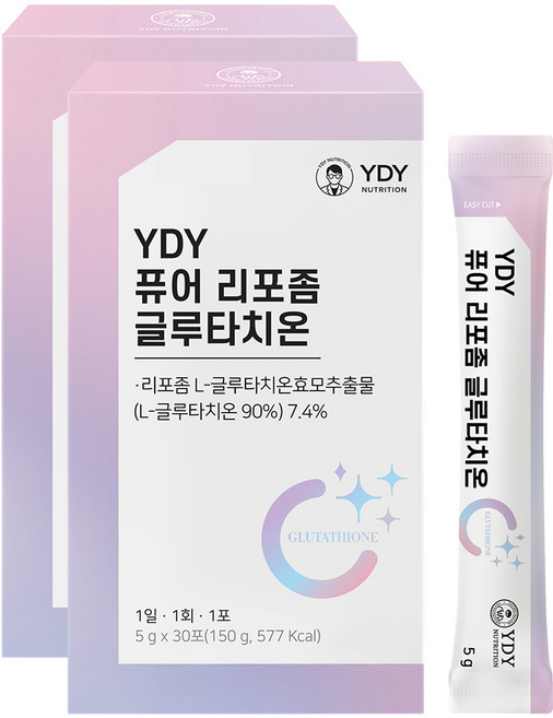 YDY 퓨어 리포좀 글루타치온, 2개, 30회분