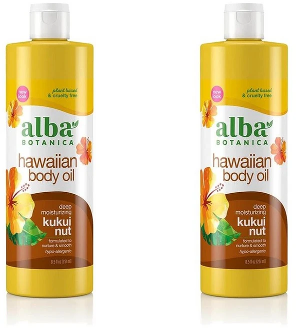 알바 보타니카 쿠쿠이넛 하와이언 바디 오일 Alba Botanica Kukui Nut Hawaiian Body Oil, 251ml, 2개 - 쿠팡