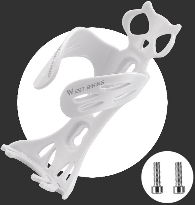 시그니처베이지 자전거 초경량 물통 케이지 거치대 YPZ044, 1개, 화이트