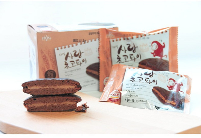 우리밀 사랑 초코파이 [4box/16ea]