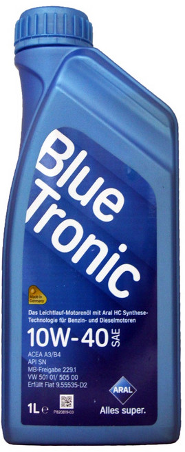 Aral Blue Tronic 10W-40 合成機油, 1個