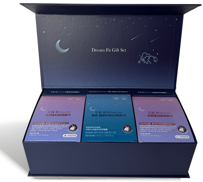 김오곤 드림핏 수면앤다이어트 / 라임과피추출물 돌외잎주정추출물 차전자피 체지방감소, 1박스, 60정