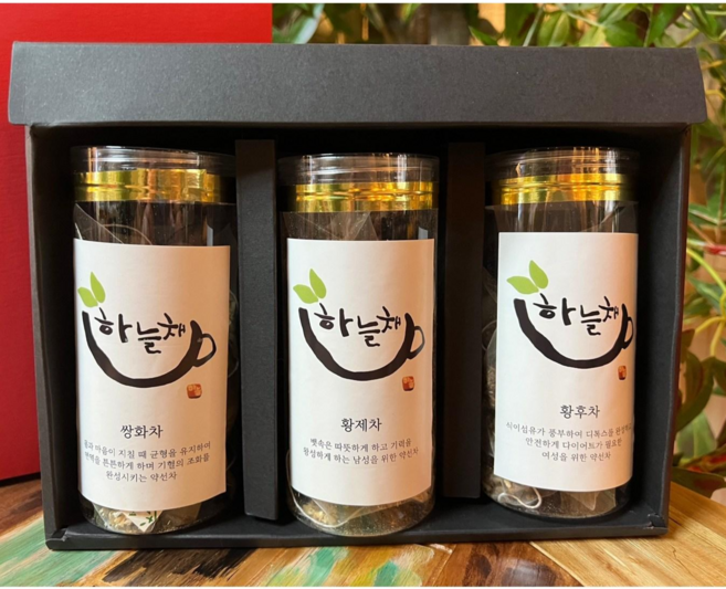 [하늘채] 약선차/전통차/티백/한방차/쌍화차/기국차/한방차 선물세트, 쌍화차, 1개