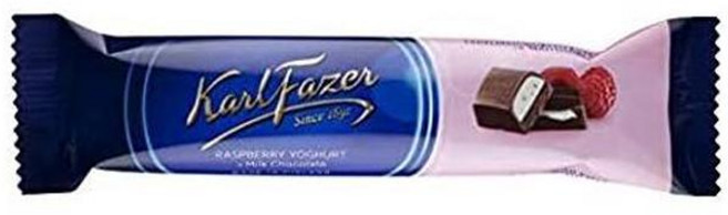 Fazer 파제르 핀란드 라즈베리 요구르트맛 초콜릿 바 5개입, 1개