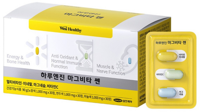 위시헬씨 하루엔진 마그비타 쎈 90g, 30회분, 1개