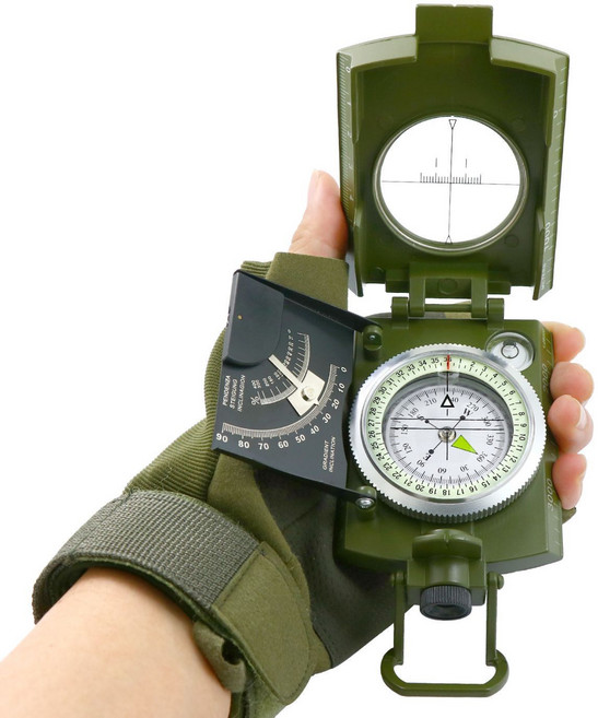 高精度戰術測距夜光防水指南針羅盤, 通用