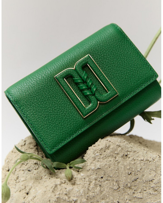 닥스 그린 DD로고 소가죽 반지갑 YMWCWA4F898E2