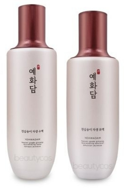 더페이스샵 예화담 천삼송이 자생 2종/수액+유액, 1개