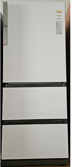 삼성전자 비스포크 김치플러스 328L 3도어 김치냉장고 방문설치, 에센셜 화이트 + 메탈, RQ33DG71J2EW