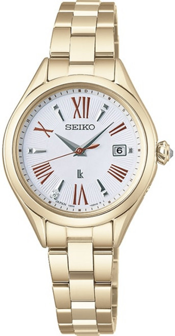 세이코 루키아 LUKIA Grow 글로우 솔라 전파 수정 레이디스 메탈 밴드 SSQW098 252128