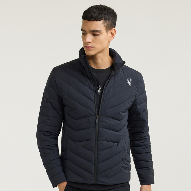 스파이더 공용 유로스포츠 경량 다운 점퍼 SPHWCNDJ223UBLK