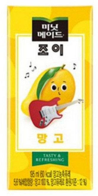 미닛메이드조이 망고 195mlx32팩 코카콜라, 없음, 상세설명 참조, 없음