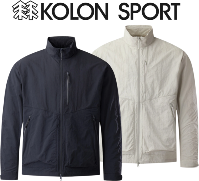 매장발송 코오롱스포츠 남성 바람막이 등산 골프 데일리 여행 출근룩 캠핑 낚시 조깅 운동