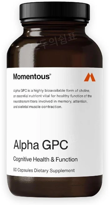 Momentous 알파 GPC 지피씨 60캡슐 Alpha GPC, 1개, 60정 - 쿠팡