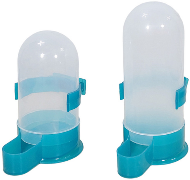 새모이통 조류 병아리 모이통 사료통 물통겸용, 2개, 500ML