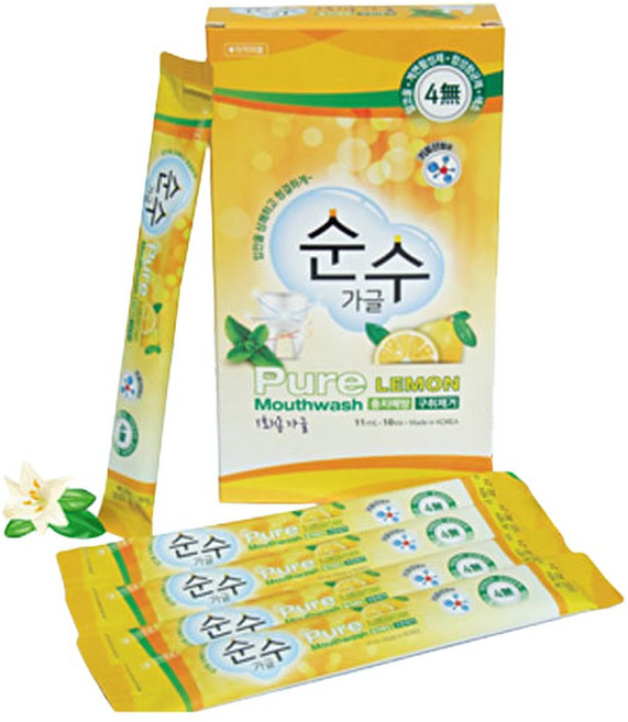 천연유래 키즈 임산부 순수 퓨어 가글 11ml x 250개