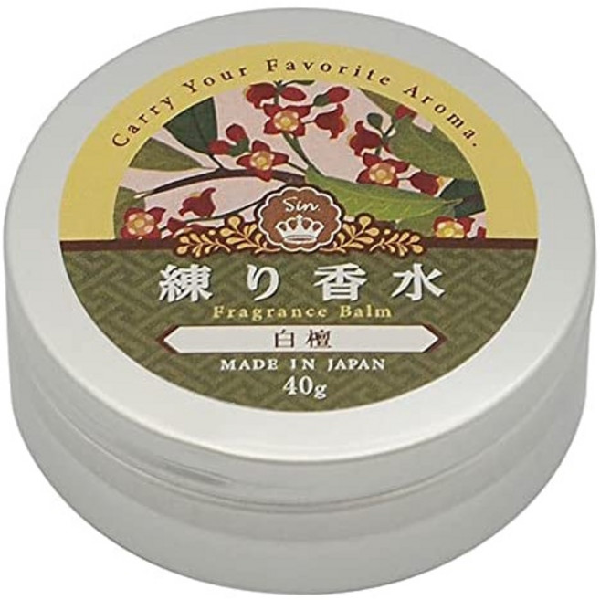 日本製 揉香香水 40g - 保濕護手霜/香氛膏, 1個, 白檀