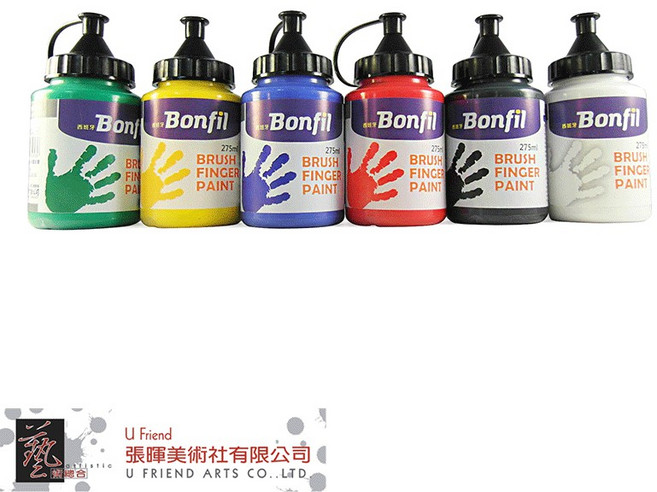 BONFIL 手指彩繪顏料, 黃色