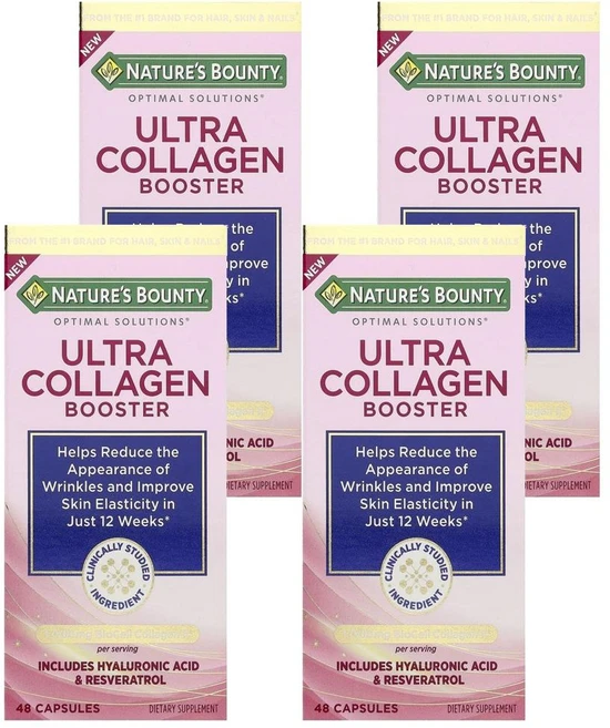 네이처스 바운티 옵티멀 솔루션 울트라 콜라겐 부스터 Nature's Bounty Optimal Solutions® Ultra Collagen Booster 48정, 4개 - 쿠팡