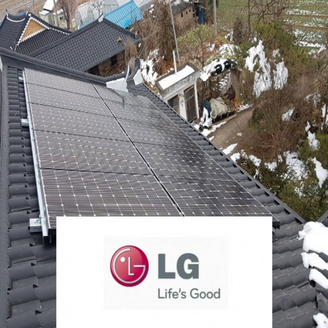 LG전자 주택용 / 가정용 (300w) 태양광 발전 모듈(패널) 엘지 태양광발전기 전국설치 LG300S1C