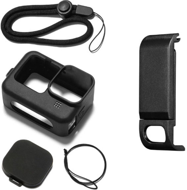 [한정특가]make speed 고프로 9 10 11 12 실리콘케이스+측면커버, 1개